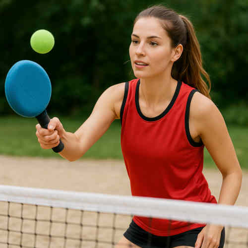 Pompfball-Spielerinnen beim Angriff