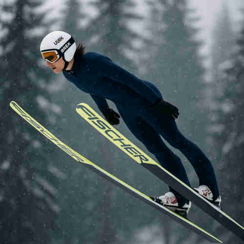 Bild von Skispringen